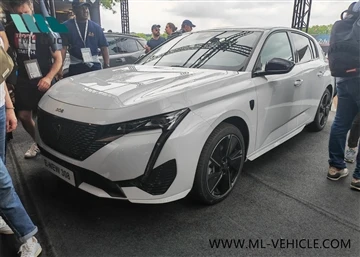 400 km masofaga ega yangi Peugeot E-308 o'zining haqiqiy dunyoda debyutini qi...