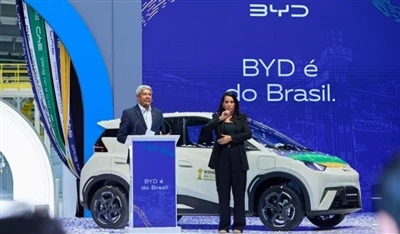 BYD ning Braziliyadagi zavodida birinchi mashina chiziqdan chiqib ketdi